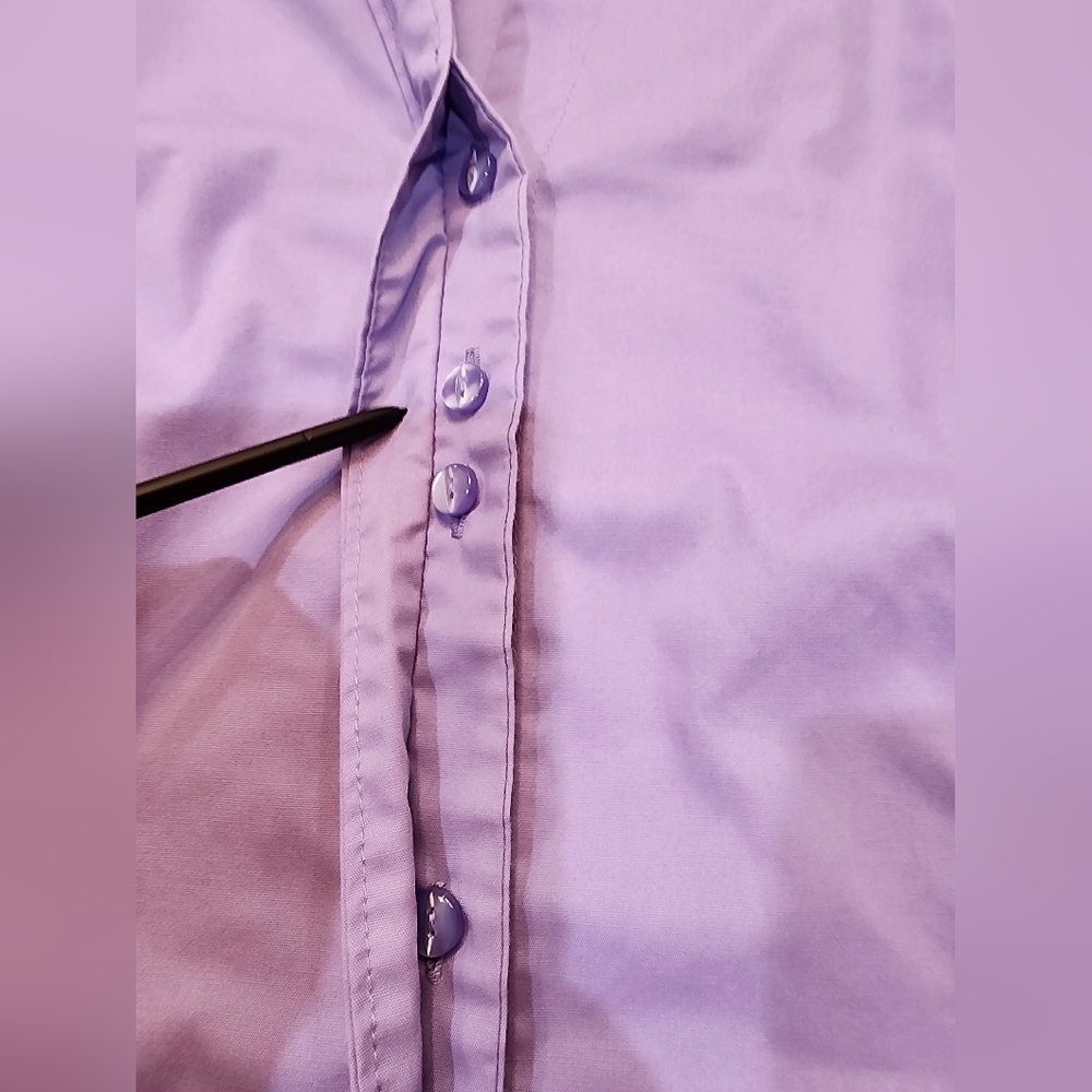 Womens Large Riders Lee Easy Care button down Shirt - Picture 9 of 9
